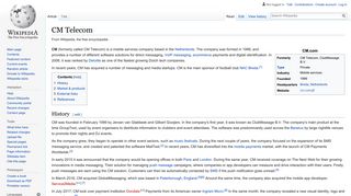 
                            10. CM Telecom - Wikipedia