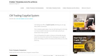 
                            6. CM Trading CopyKat System - Forex Trading South Africa