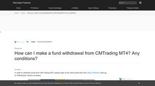 
                            11. CM Trading – How can I make a fund withdrawal from CMTrading MT4 ...