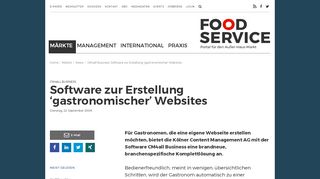 
                            5. CM4all Business: Software zur Erstellung 'gastronomischer' Websites