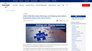 
                            3. CMA CGM EBUSINESS | BOOKING SI