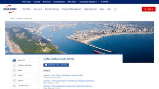 
                            5. CMA CGM South Africa | About Us