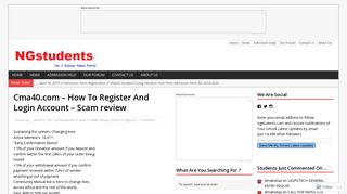 
                            5. Cma40.com – How To Register And Login Account – Scam review ...