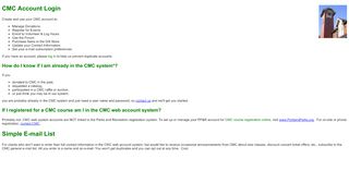 
                            6. CMC Account Log-in Information - Community Music Center