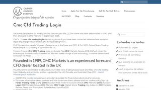 
                            8. Cmc Cfd Trading Login - Carmen Moreno Eventos