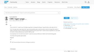 
                            6. CMC logon page.... - archive SAP