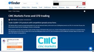 
                            8. CMC Markets CFD and Forex Trading Account Review | finder.com.au