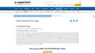 
                            8. CMC Markets CFD Login | ESUPERFUND