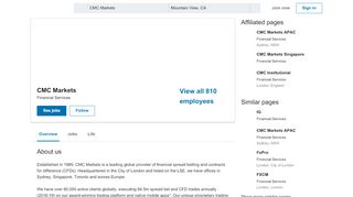 
                            11. CMC Markets | LinkedIn