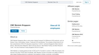 
                            11. CMC Markets Singapore | LinkedIn