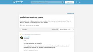 
                            1. cmd ohne Anmeldung starten (Computer) - Gutefrage