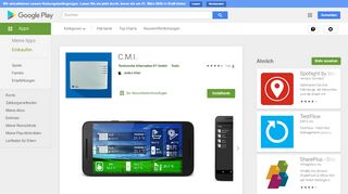 
                            9. C.M.I. – Apps bei Google Play