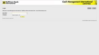 
                            1. CMI@Web Login - Raiffeisen Bank International AG