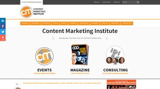 
                            10. CMI: Content Marketing Strategy, Research, 