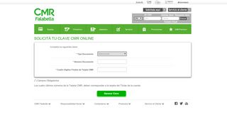 
                            3. CMR Falabella - Solicitá tu Clave CMR Online