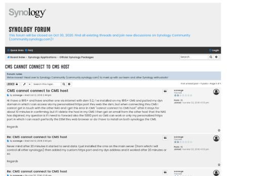 
                            2. CMS cannot connect to CMS host - Synology Forum