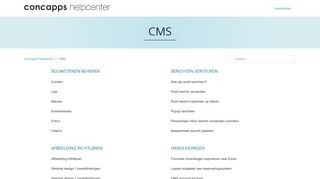 
                            6. CMS – Concapps Helpcenter
