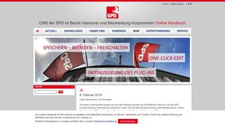 
                            1. CMS der SPD im Bezirk Hannover und Mecklenburg-Vorpommern ...