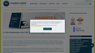 
                            2. CMS-Elemente in Magento 2 | Splendid Internet