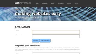 
                            4. CMS Login - Rotorua Web Design Web Advantage