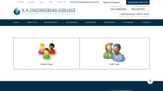 
                            13. CMS Login - S.A. Engineering College