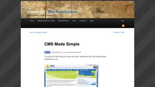 
                            8. CMS Made Simple - od2dev.be