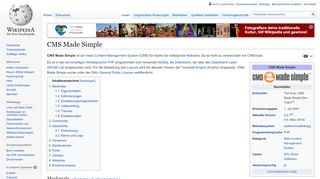 
                            4. CMS Made Simple – Wikipedia