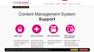 
                            3. CMS-Support - Nordicweb - Webdesign