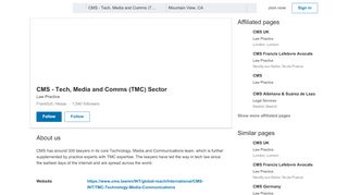 
                            13. CMS - Tech, Media and Comms (TMC) Sector | LinkedIn