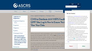 
                            5. CMS to Distribute 2017 MIPS Feedback Reports on QPP ...