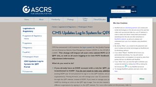 
                            4. CMS Updates Log-In System for QPP Portal | ASCRS