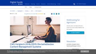 
                            5. CMS Vergleich 2018/2019: Die 7 besten Systeme im Check - 1&1 ...