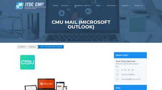 
                            2. CMU Mail (Microsoft Outlook) - ITSC CMU - มหาวิทยาลัยเชียงใหม่