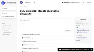 
                            9. CMU Online: Course categories