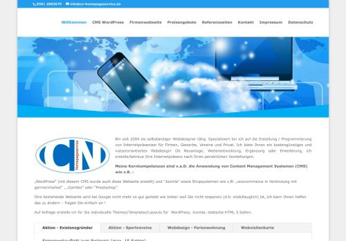 
                            1. CN - Homepageservice - Ihr Webdienstleister für Webseiten mit ...