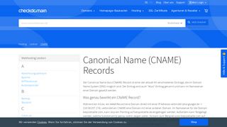 
                            12. CNAME record - Ausführliche Erklärung aus dem Hosting-Lexikon