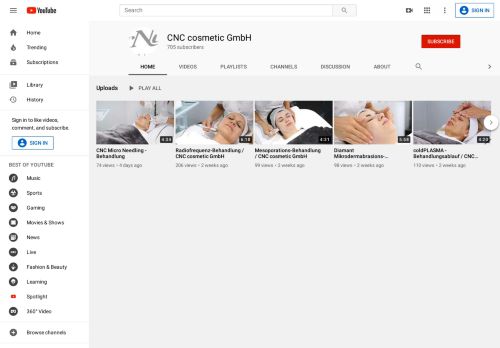 
                            8. CNC cosmetic GmbH - YouTube