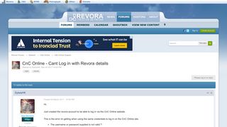 
                            12. CnC Online - Cant Log in with Revora details - C&C:Online Support ...