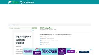 
                            12. CNE Exam Practice Questions 2019 - Test-Questions