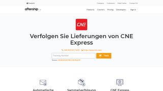 
                            7. CNE Express Sendungsverfolgung – AfterShip