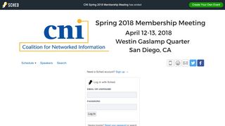 
                            11. CNI Spring 2018 Membership Meeting: Log In