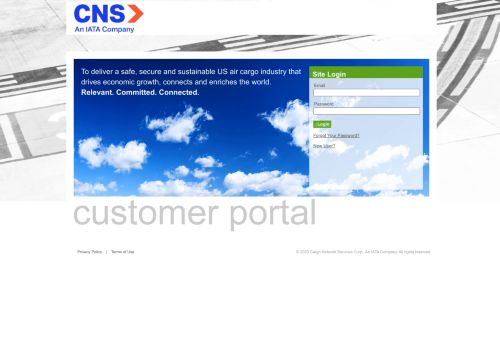 
                            5. CNS - iata portal - Cargo Network Services