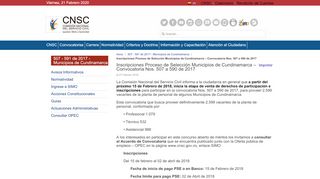 
                            7. CNSC Comisión Nacional del Servicio Civil - Inscripciones Proceso ...