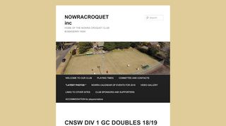 
                            13. CNSW DIV 1 GC DOUBLES 18/19 AUG 2018 | ...