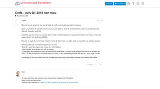 
                            8. Cntfs - avis Q1 2018 non recu - Assurance santé - Le forum des ...