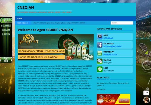 
                            4. CNZQIAN – Agen SBOBET Indonesia, Agen Bola, Daftar SBOBET ...