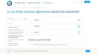 
                            7. Co się dzieje podczas zgłaszania szkody lub zdarzenia? - PZU