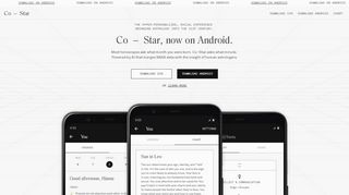 
                            6. Co – Star: Hyper-Personalized, Real-Time Horoscopes