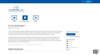 
                            3. Co to jest login ? - KONTO.PL