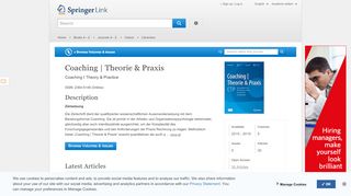 
                            12. Coaching | Theorie & Praxis - Springer